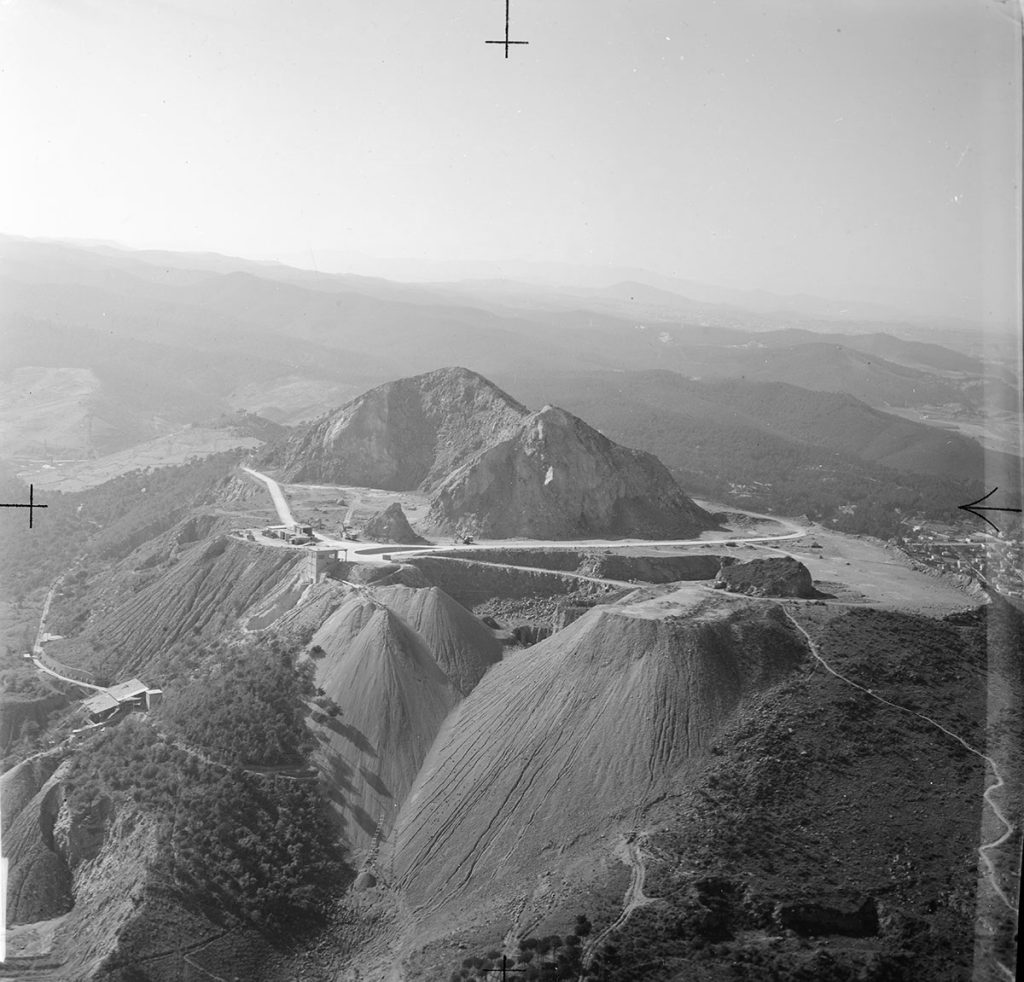 Vista aèria del Turó de Montcada