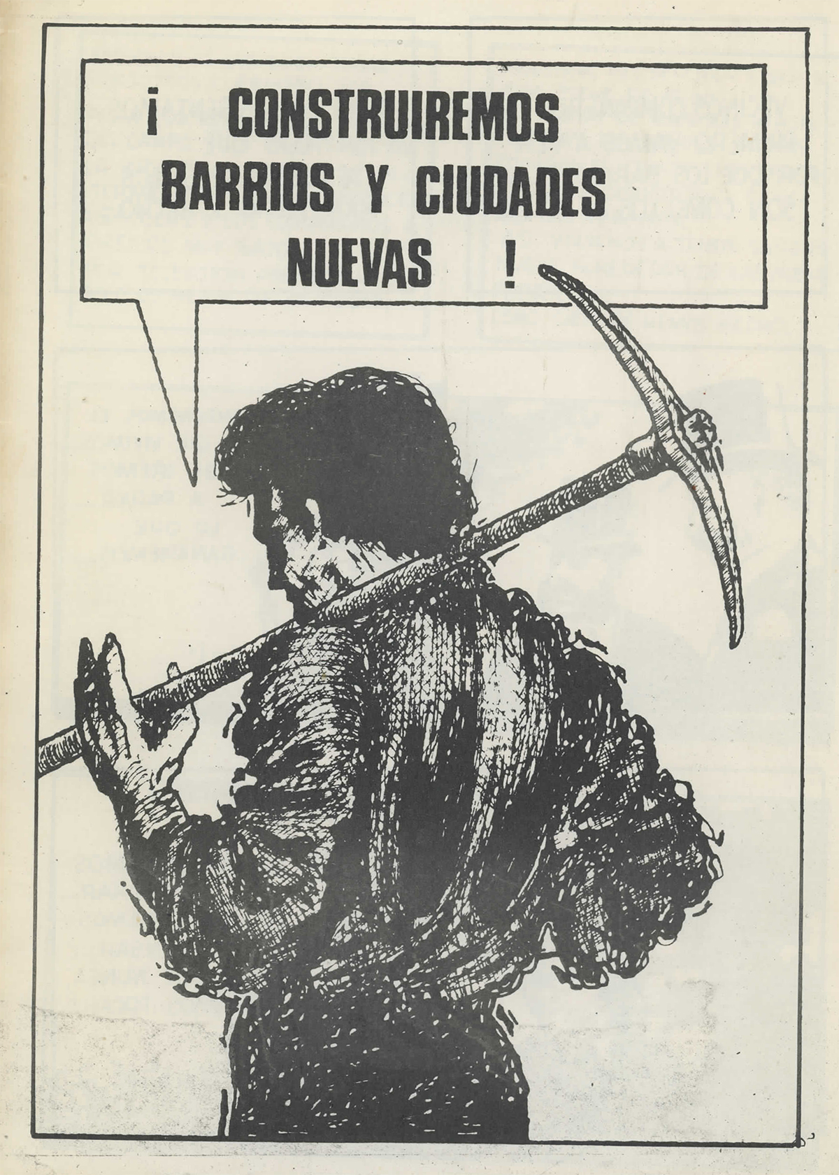 "Construiremos barrios y ciiudades nuevas"