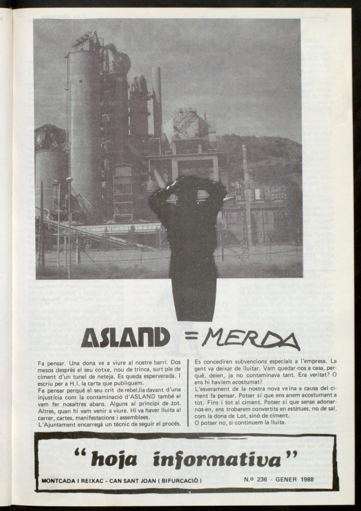 "Asland = merda"
