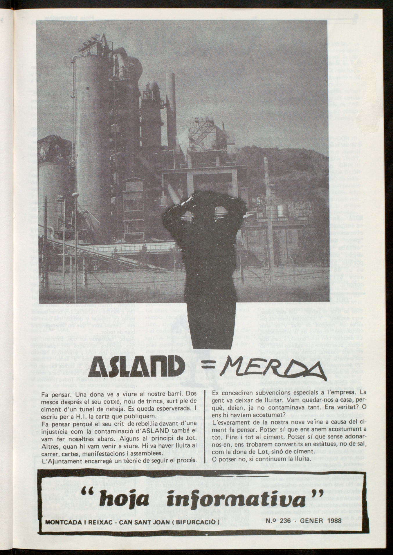 "Asland = merda"