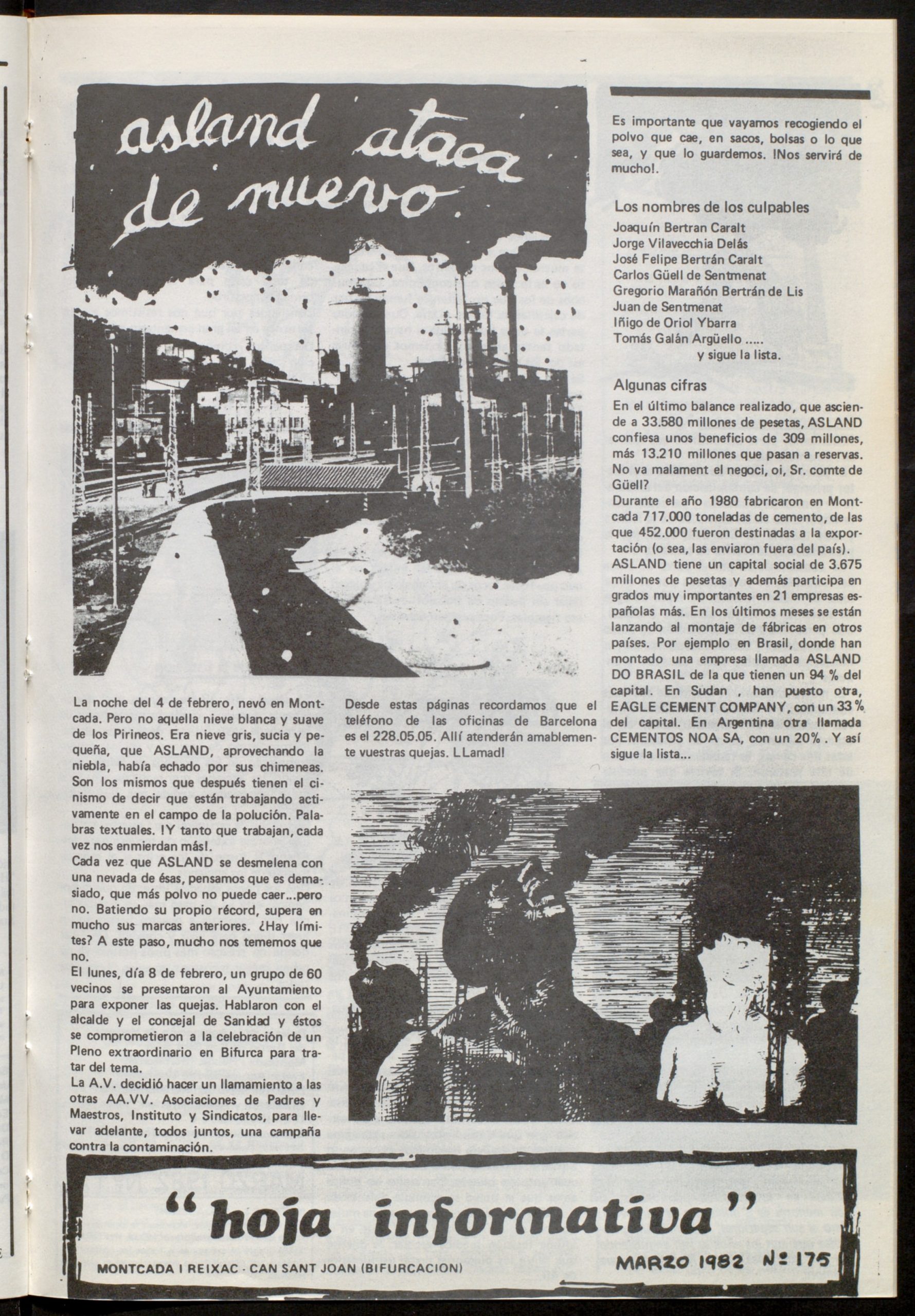"Asland ataca de nuevo"