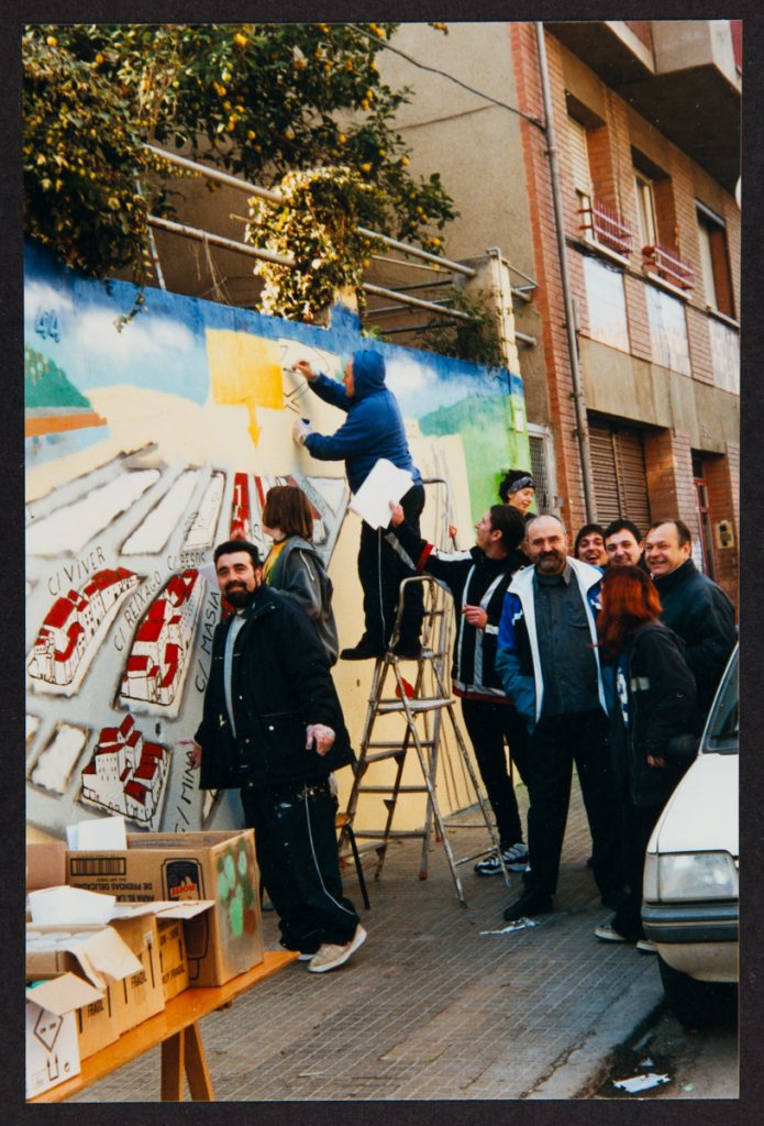 Mural al carrer Bateria