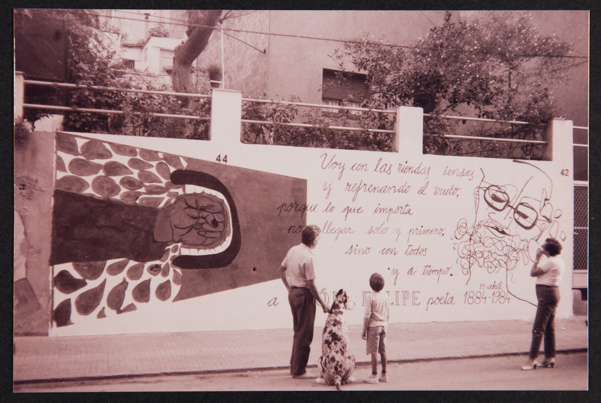 Mural al carrer Bateria