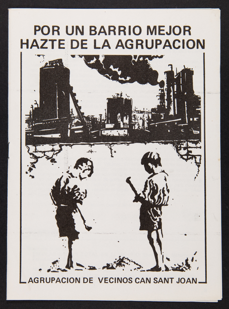 "Por un barrio mejor hazte de la Agrupación"