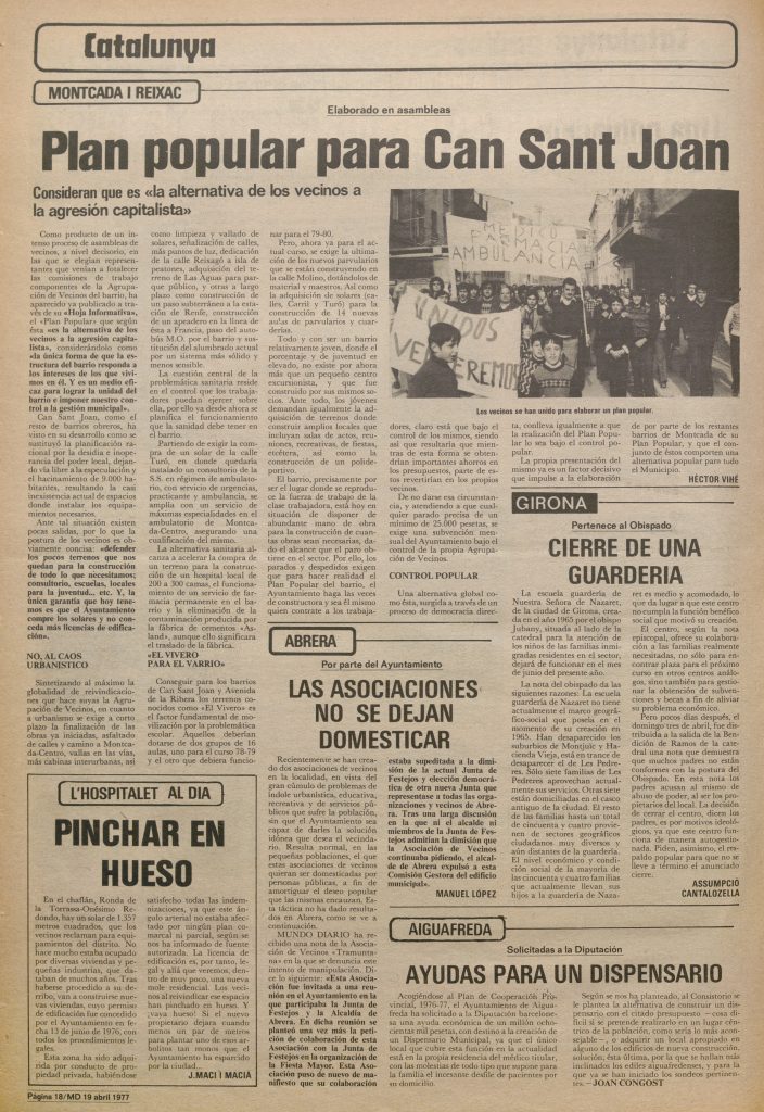 “La alternativa de los vecinos a la agresión capitalista”